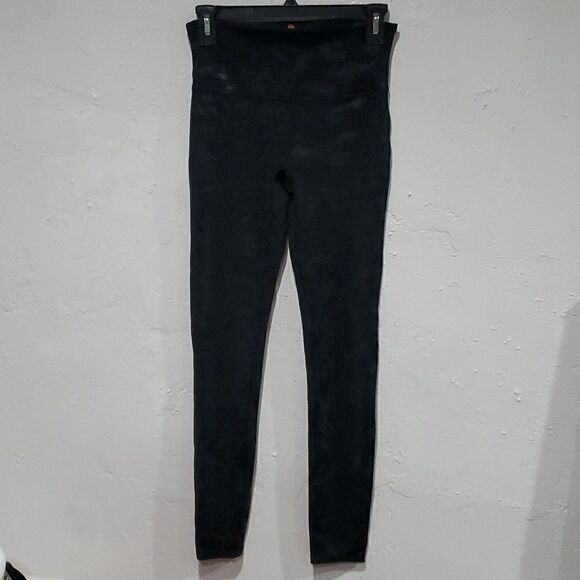 SPANX Black Camo Leggings Size M - Picture 4 of 12